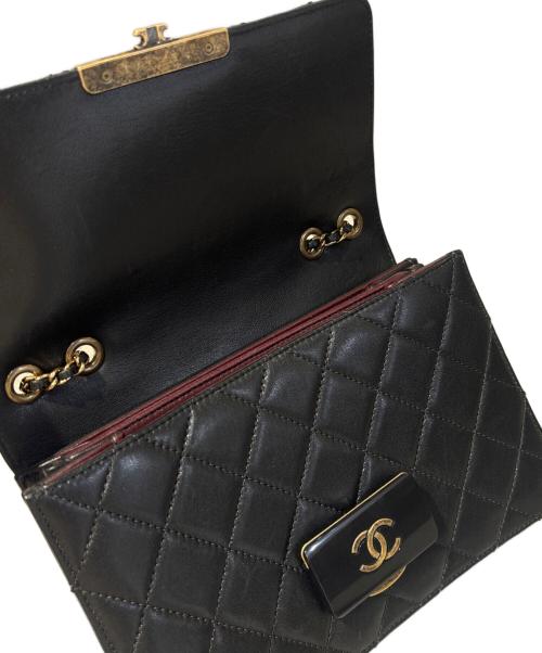 CHANEL（シャネル）CHANEL (シャネル) マトラッセ ビューティーロック チェーンショルダーバッグ/Matelassé Beauty Lock Chain Shoulder Bag ブラックの古着・服飾アイテム
