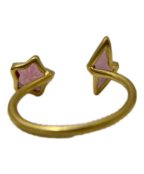 Marie-Helene de Taillac（マリーエレーヌドゥタイヤック）Marie-Helene de Taillac (マリーエレーヌドゥタイヤック) サンダー×スターデュエットリング サイズ:9号の古着・服飾アイテム