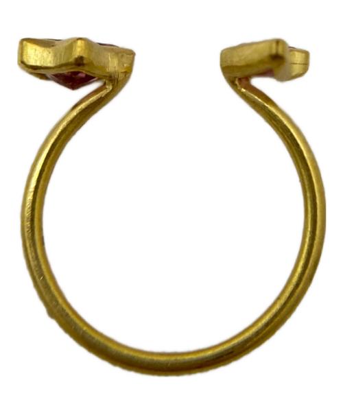 Marie-Helene de Taillac（マリーエレーヌドゥタイヤック）Marie-Helene de Taillac (マリーエレーヌドゥタイヤック) サンダー×スターデュエットリング サイズ:9号の古着・服飾アイテム