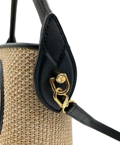 LOUIS VUITTON（ルイ ヴィトン）LOUIS VUITTON (ルイ ヴィトン) Petit Bucket/プティ・バケット/2wayバッグ ブラック×ベージュ サイズ:-の古着・服飾アイテム