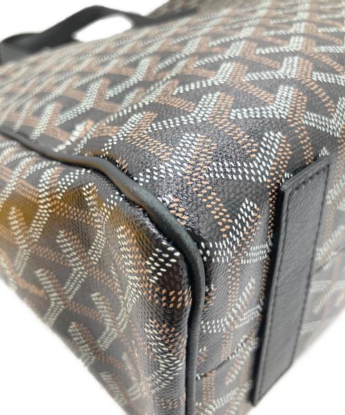 GOYARD（ゴヤール）GOYARD (ゴヤール) コーティングキャンバストートバッグ ブラックの古着・服飾アイテム