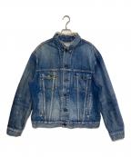 BALENCIAGAバレンシアガ）の古着「バックロゴ デニムジャケット」｜インディゴ