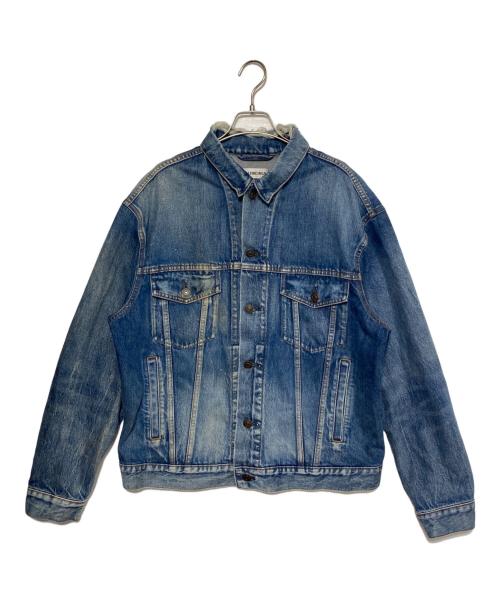 BALENCIAGA（バレンシアガ）BALENCIAGA (バレンシアガ) バックロゴ デニムジャケット インディゴ サイズ:34の古着・服飾アイテム
