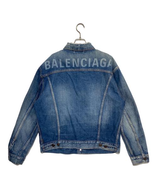 BALENCIAGA（バレンシアガ）BALENCIAGA (バレンシアガ) バックロゴ デニムジャケット インディゴ サイズ:34の古着・服飾アイテム
