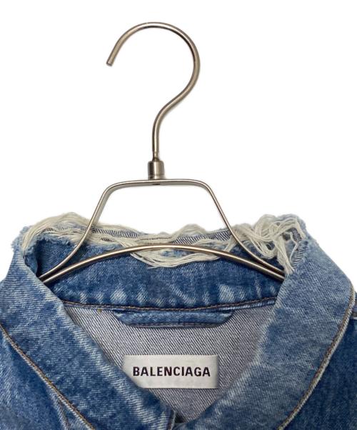 BALENCIAGA（バレンシアガ）BALENCIAGA (バレンシアガ) バックロゴ デニムジャケット インディゴ サイズ:34の古着・服飾アイテム
