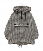 Christian Diorクリスチャン ディオール）の古着「Houndstooth Hooded Anorak/アノラックパーカー」｜ブラック