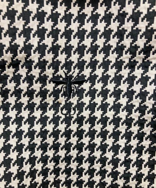 Christian Dior（クリスチャン ディオール）Christian Dior (クリスチャン ディオール) Houndstooth Hooded Anorak/アノラックパーカー ブラック サイズ:XSの古着・服飾アイテム
