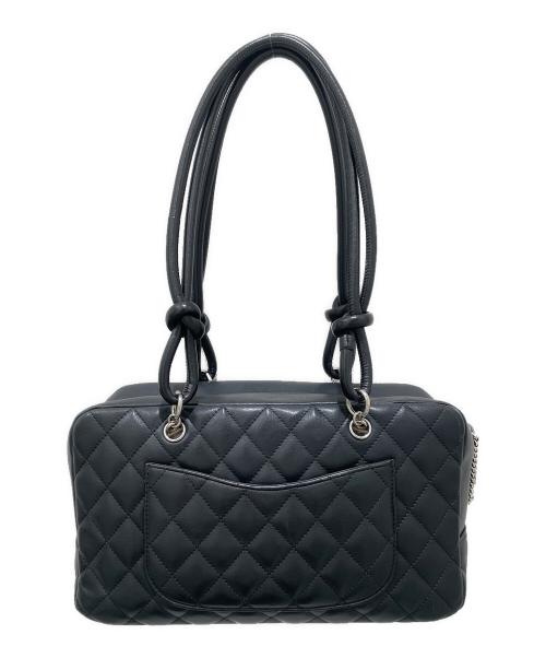CHANEL（シャネル）CHANEL (シャネル) カンボンライン ボウリングバッグ/ボーリングバッグ ブラックの古着・服飾アイテム
