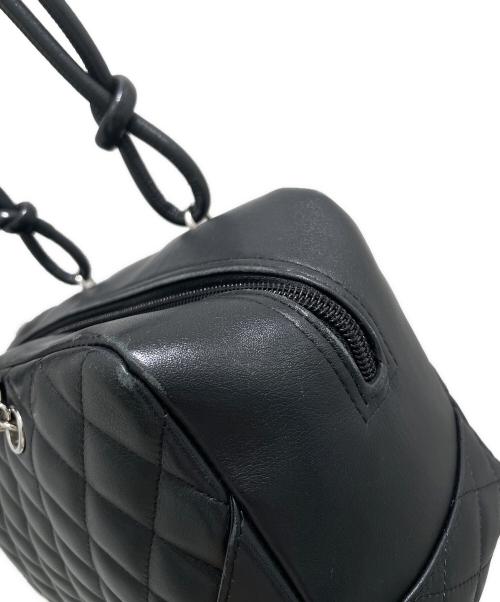 CHANEL（シャネル）CHANEL (シャネル) カンボンライン ボウリングバッグ/ボーリングバッグ ブラックの古着・服飾アイテム
