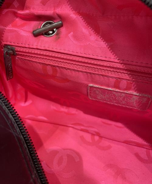 CHANEL（シャネル）CHANEL (シャネル) カンボンライン ボウリングバッグ/ボーリングバッグ ブラックの古着・服飾アイテム