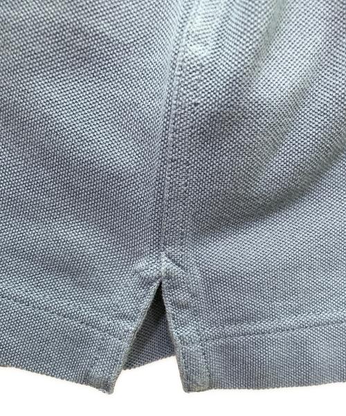 HERMES（エルメス）HERMES (エルメス) 鹿の子ポロシャツ ブルー サイズ:XLの古着・服飾アイテム