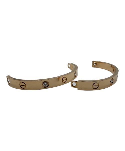 Cartier（カルティエ）Cartier (カルティエ) ラブ ハーフダイヤ ブレスレット 旧型 サイズ:16の古着・服飾アイテム