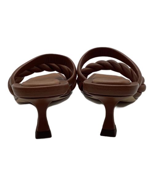 JIMMY CHOO（ジミーチュウ）JIMMY CHOO (ジミーチュウ) サンダル ブラウン サイズ:34の古着・服飾アイテム