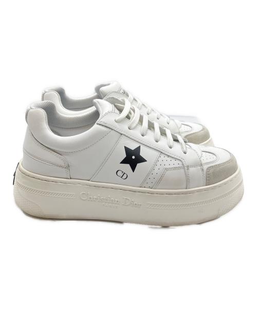 Christian Dior（クリスチャン ディオール）Christian Dior (クリスチャン ディオール) DIOR STARプラットフォーム アイボリー サイズ:37.5の古着・服飾アイテム