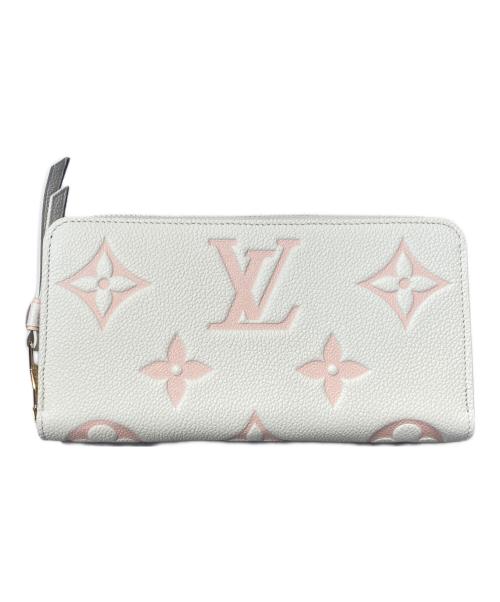LOUIS VUITTON（ルイ ヴィトン）LOUIS VUITTON (ルイ ヴィトン) Zippy Wallet Long Wallet Bicolor Monogram Empreinte/モノグラムアンプラント ジッピー ウォレット アイボリーの古着・服飾アイテム