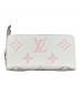 LOUIS VUITTON（ルイ ヴィトン）の古着「Zippy Wallet Long Wallet Bicolor Monogram Empreinte/モノグラムアンプラント ジッピー ウォレット」｜アイボリー