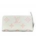 LOUIS VUITTON (ルイ ヴィトン) Zippy Wallet Long Wallet Bicolor Monogram Empreinte/モノグラムアンプラント ジッピー ウォレット アイボリー：120000円