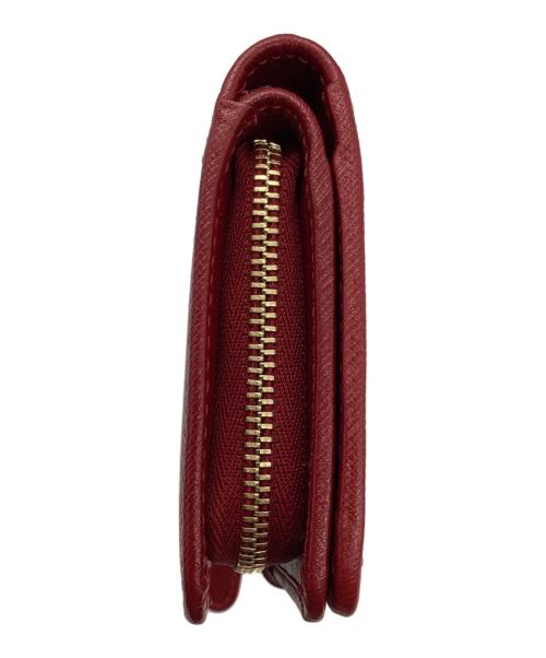 Salvatore Ferragamo（サルヴァトーレ フェラガモ）Salvatore Ferragamo (サルヴァトーレ フェラガモ) 2つ折り財布 レッドの古着・服飾アイテム