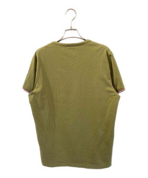 MONCLER（モンクレール）MONCLER (モンクレール) VネックTシャツ オリーブ サイズ:XLの古着・服飾アイテム