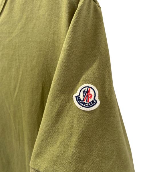 MONCLER（モンクレール）MONCLER (モンクレール) VネックTシャツ オリーブ サイズ:XLの古着・服飾アイテム