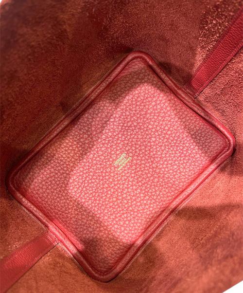 HERMES（エルメス）HERMES (エルメス) ピコタンロックPM/ゴールド金具/トリヨンクレマンス/ルージュアッシュ/W刻印 ルージュアッシュ サイズ:PM 未使用品の古着・服飾アイテム