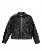 MCQマックキュー）の古着「レザージャケット」｜ブラック