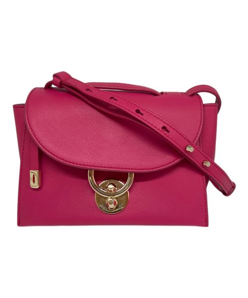 Salvatore Ferragamo（サルヴァトーレ フェラガモ）Salvatore Ferragamo (サルヴァトーレ フェラガモ) ステラショルダーバッグ ショッキングピンクの古着・服飾アイテム