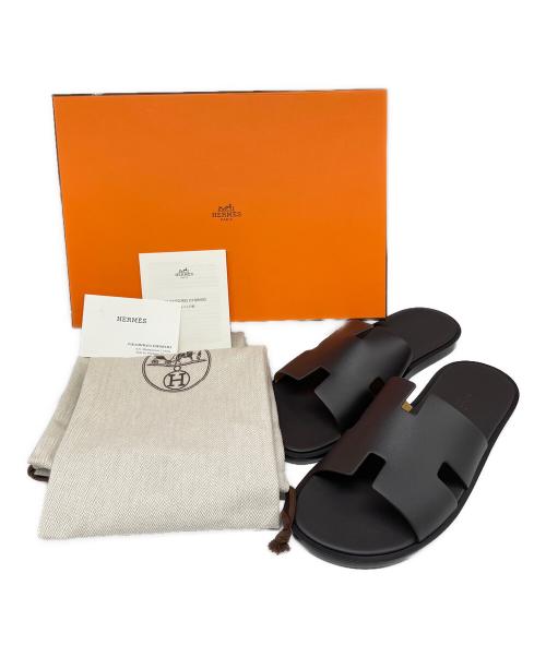 HERMES（エルメス）HERMES (エルメス) Izmir イズミール サンダル チャコールグレー サイズ:42 未使用品の古着・服飾アイテム