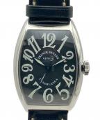 FRANCK MULLERフランクミュラー）の古着「カサブランカ　5850　Ref.5850」｜黒文字盤