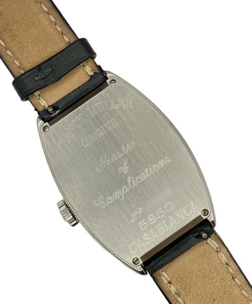 FRANCK MULLER（フランクミュラー）FRANCK MULLER (フランクミュラー) カサブランカ　5850　Ref.5850 黒文字盤 サイズ:32mmの古着・服飾アイテム
