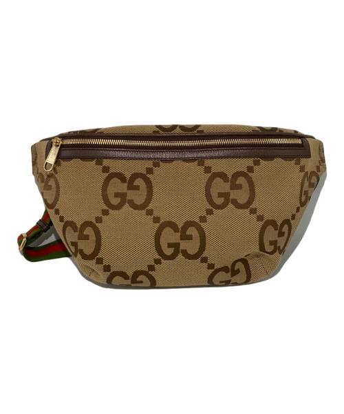 GUCCI（グッチ）GUCCI (グッチ) ウエストバッグ ブラウン サイズ:-の古着・服飾アイテム