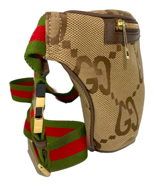 GUCCI（グッチ）GUCCI (グッチ) ウエストバッグ ブラウン サイズ:-の古着・服飾アイテム