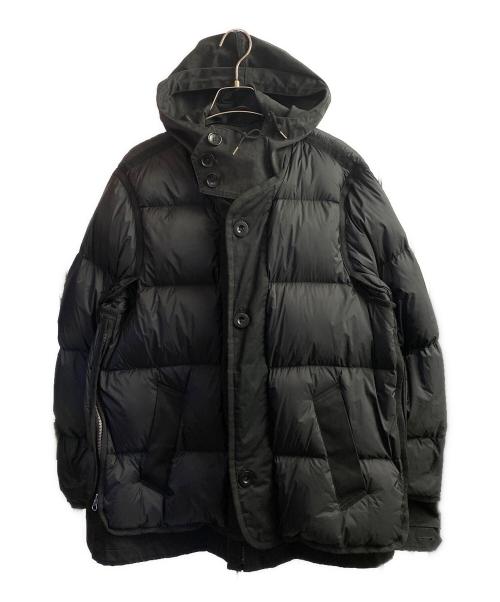 sacai（サカイ）sacai (サカイ) TEN-C (テンシー) ドッキングダウンジャケット  ブラック サイズ:2の古着・服飾アイテム