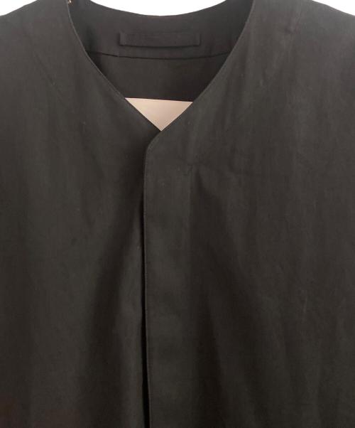 JIL SANDER（ジルサンダー）JIL SANDER (ジルサンダー) 22SS ノーカラーブルゾン ブラック サイズ:44の古着・服飾アイテム