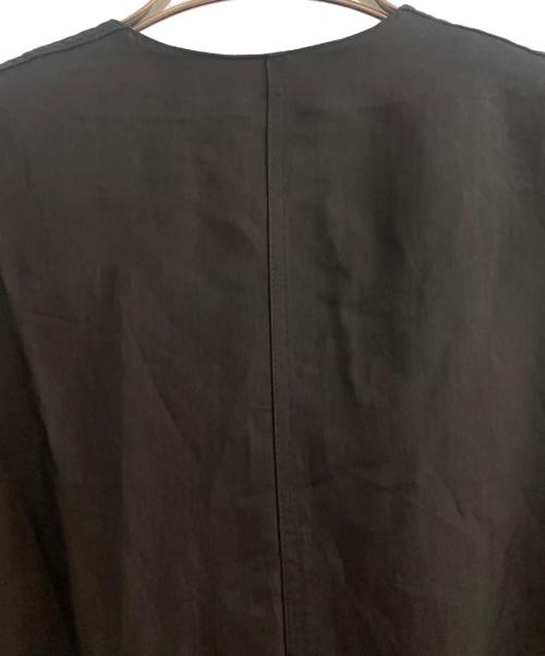 JIL SANDER（ジルサンダー）JIL SANDER (ジルサンダー) 22SS ノーカラーブルゾン ブラック サイズ:44の古着・服飾アイテム