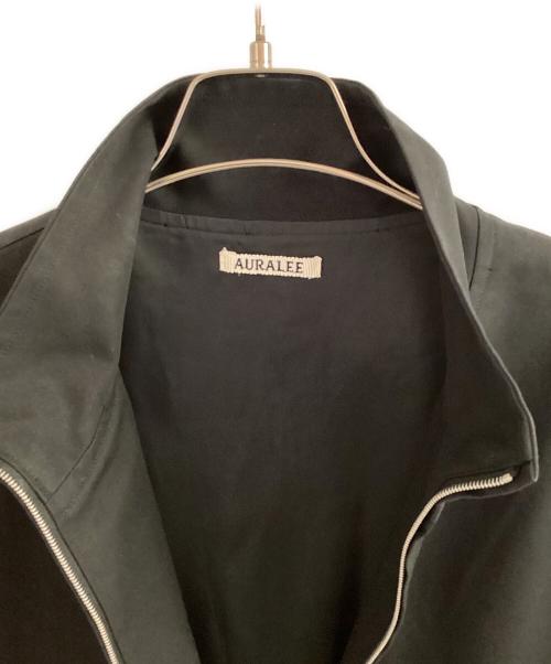 AURALEE（オーラリー）AURALEE (オーラリー) 24AW WASHED FINX CHAMBRAY BLOUSON ブラック サイズ:3の古着・服飾アイテム