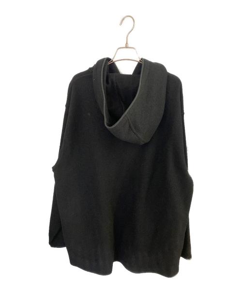 JIL SANDER（ジルサンダー）JIL SANDER (ジルサンダー) ウール ジップアップ フーディージャケット ブラック サイズ:Mの古着・服飾アイテム