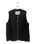 JIL SANDER（ジルサンダー）の古着「ウールジップベスト」｜ブラック