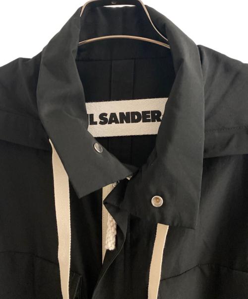 JIL SANDER（ジルサンダー）JIL SANDER (ジルサンダー) コットンマウンテンパーカー ブラック サイズ:32の古着・服飾アイテム