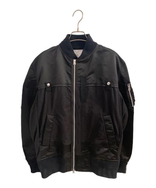 sacai（サカイ）sacai (サカイ) Nylon Twill Cotton Blouson ブラック サイズ:2の古着・服飾アイテム