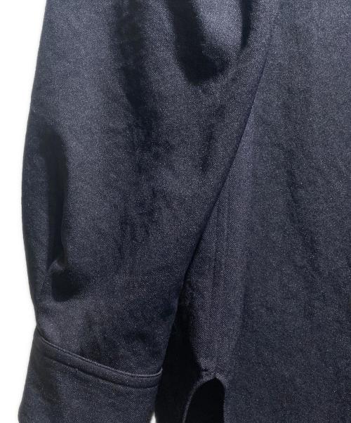 JIL SANDER（ジルサンダー）JIL SANDER (ジルサンダー) ポリオーバーサイズシャツ ネイビー サイズ:38の古着・服飾アイテム