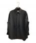 JIL SANDER（ジルサンダー）の古着「タッセルウールシャツ」｜ブラック