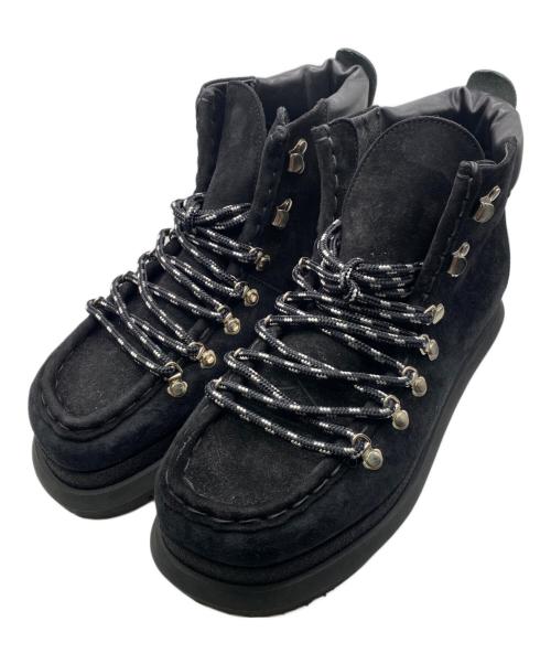sacai（サカイ）sacai (サカイ) 20AW スエードレースアップブーツ ブラック サイズ:41の古着・服飾アイテム