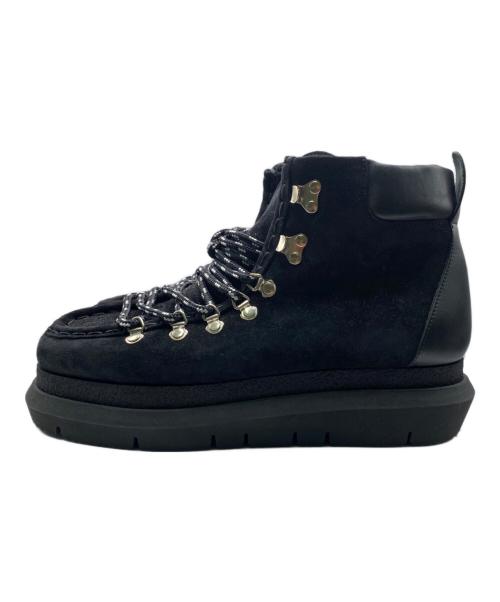 sacai（サカイ）sacai (サカイ) 20AW スエードレースアップブーツ ブラック サイズ:41の古着・服飾アイテム