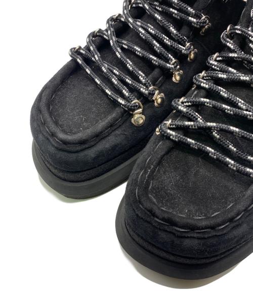 sacai（サカイ）sacai (サカイ) 20AW スエードレースアップブーツ ブラック サイズ:41の古着・服飾アイテム