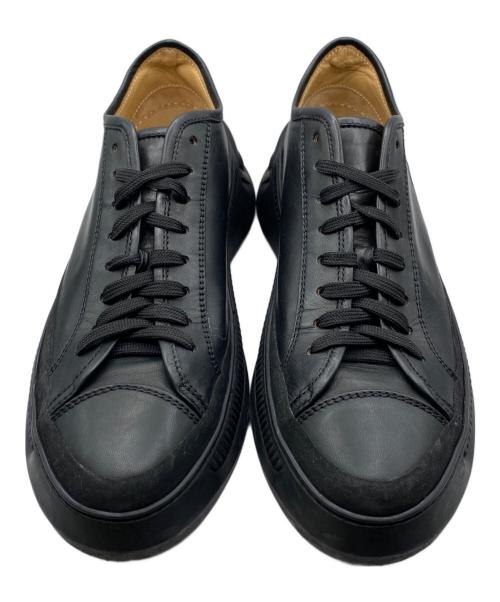 OAMC（オーエーエムシー）OAMC (オーエーエムシー) レザースニーカー ブラック サイズ:41の古着・服飾アイテム