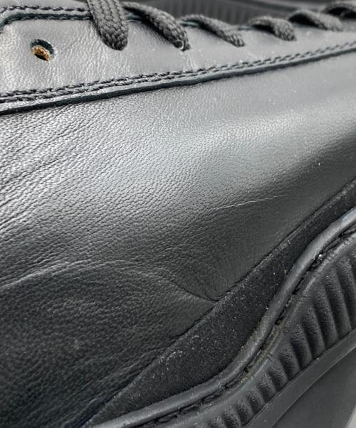 OAMC（オーエーエムシー）OAMC (オーエーエムシー) レザースニーカー ブラック サイズ:41の古着・服飾アイテム