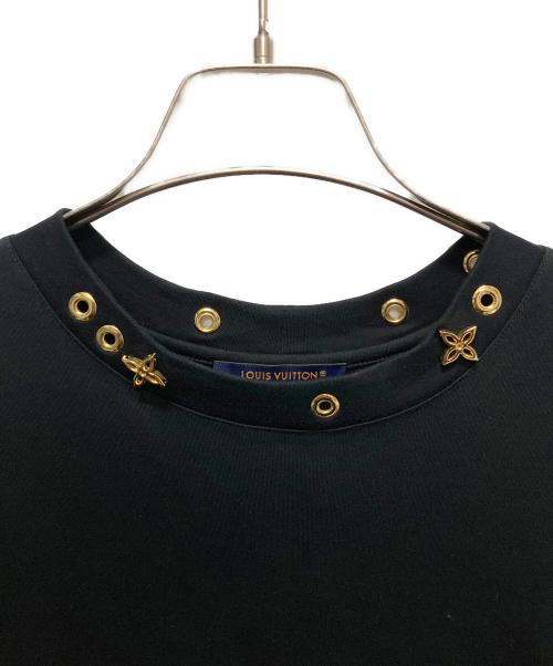 LOUIS VUITTON（ルイ ヴィトン）LOUIS VUITTON (ルイ ヴィトン) Side strap T-shirt/サイドストラップTシャツ ブラック サイズ:XSの古着・服飾アイテム