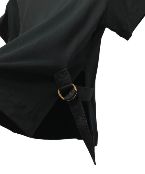 LOUIS VUITTON（ルイ ヴィトン）LOUIS VUITTON (ルイ ヴィトン) Side strap T-shirt/サイドストラップTシャツ ブラック サイズ:XSの古着・服飾アイテム