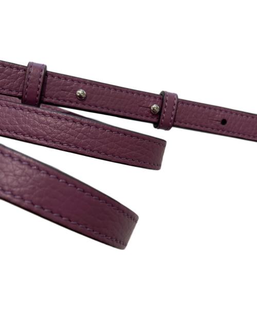 TOD'S（トッズ）TOD'S (トッズ) Tタイムレス マイクロ パープル サイズ:マイクロの古着・服飾アイテム